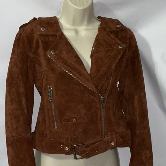 Blank NYC Suede Moto Jacket, Size XS, Like New - Picture 5 of 14